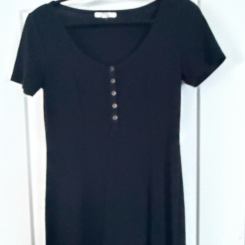 VANS (M) Black short sleeve cute summer dress